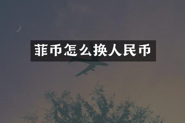 菲币怎么换人民币