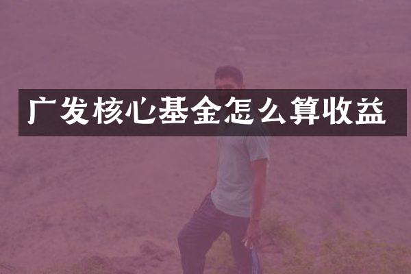 广发核心基金怎么算收益