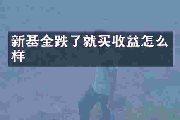 新基金跌了就买收益怎么样