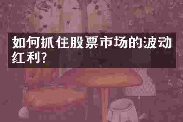 如何抓住股票市场的波动红利？