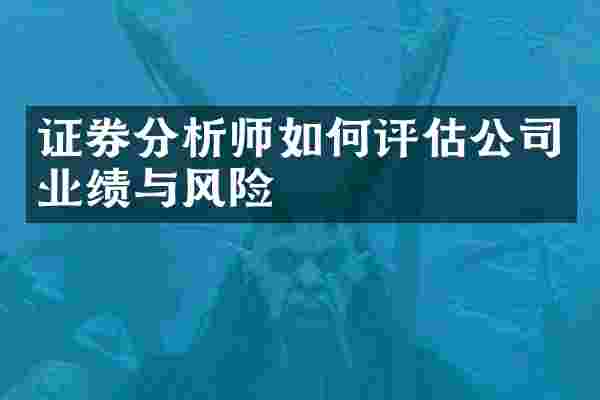 证券分析师如何评估公司业绩与风险