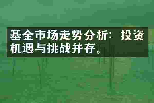 基金市场走势分析：投资机遇与挑战并存。