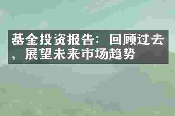 基金投资报告：回顾过去，展望未来市场趋势