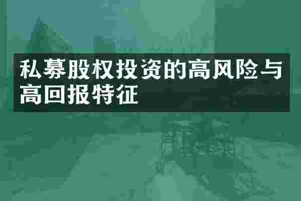 私募股权投资的高风险与高回报特征